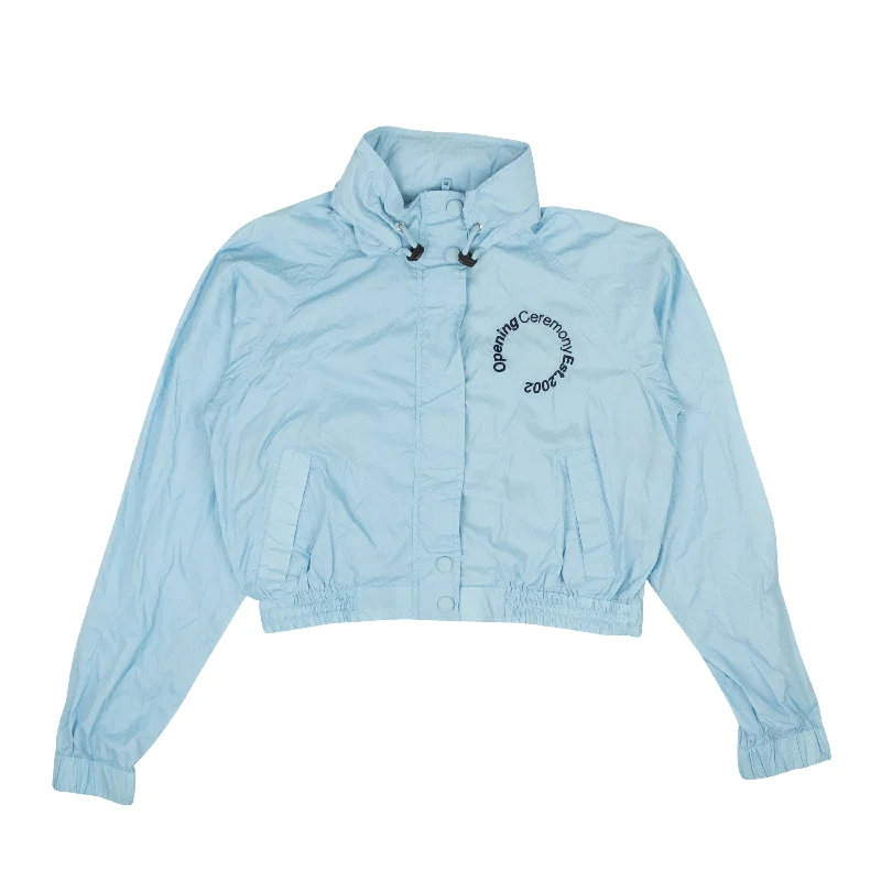 Opening Ceremony Cropped Baby Wind Jacket - Blue