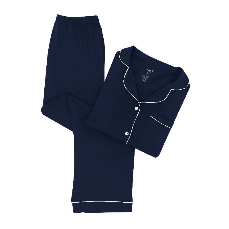 womens-long-sleeve-pajama-set-in-navy-with-cloud-trim