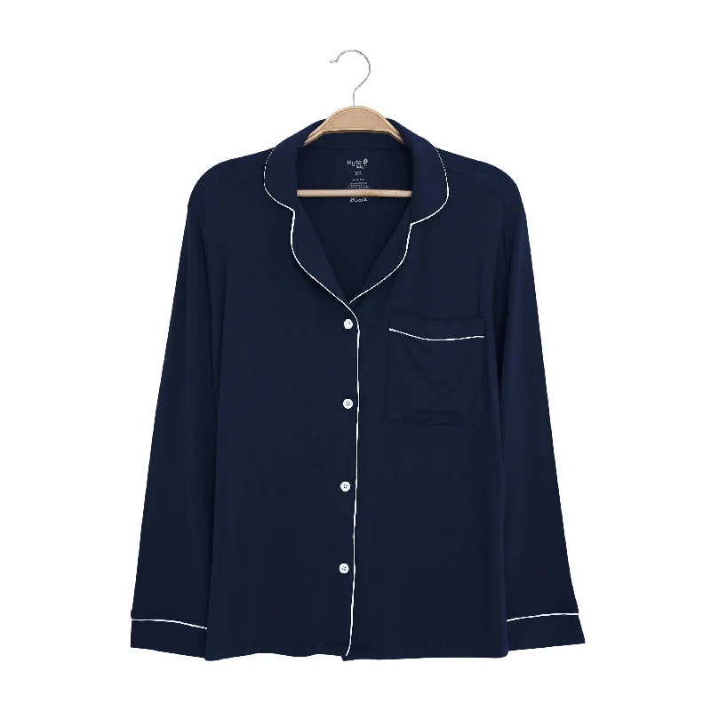 womens-long-sleeve-pajama-set-in-navy-with-cloud-trim