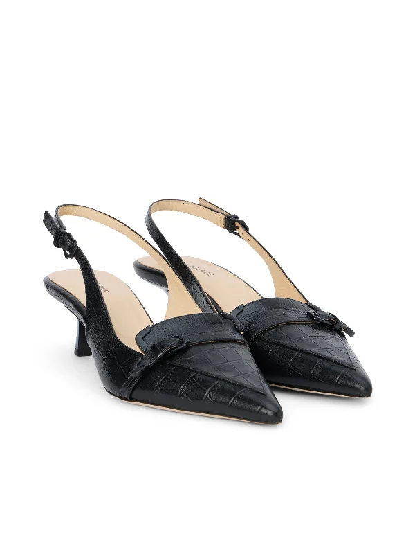 Brigette Leather Slingback