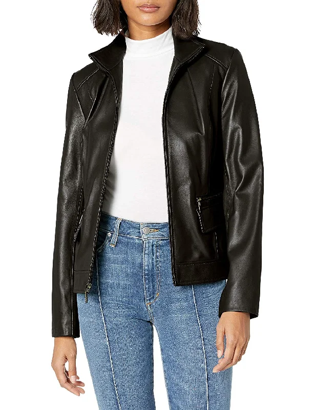 Cole Haan Women's Wing Collar Jacket