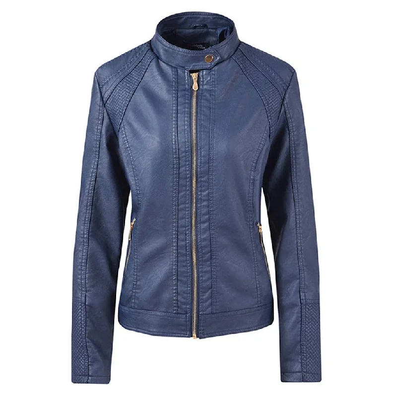 JESPER Faux Leather Jacket Women