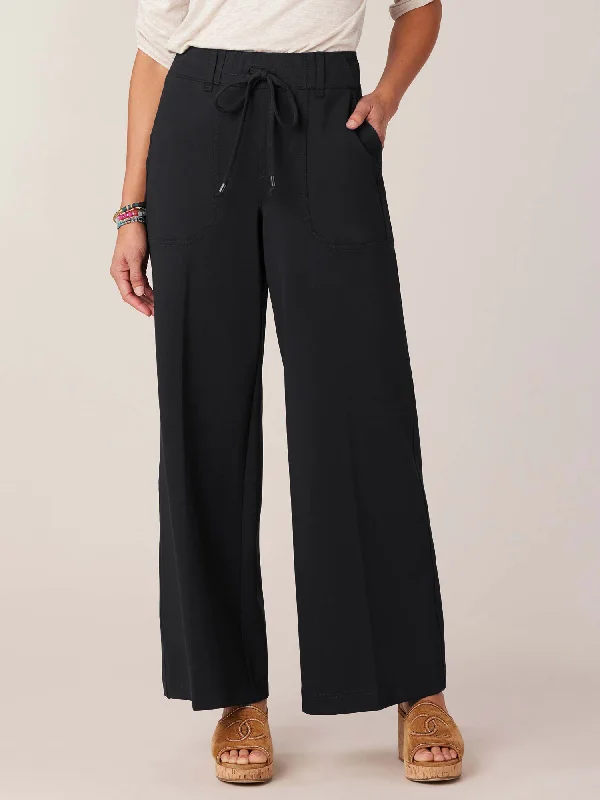 ""Ab""leisure High Rise Patch Pocket Utility Wide Leg Petite Pant