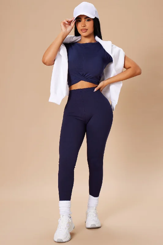 Almost Every Day Leggings - Navy