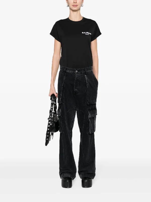 balmain-balmain-flock-detail-t-shirt-tees-600043836blk