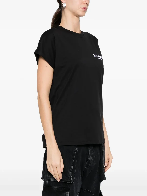 balmain-balmain-flock-detail-t-shirt-tees-600043836blk