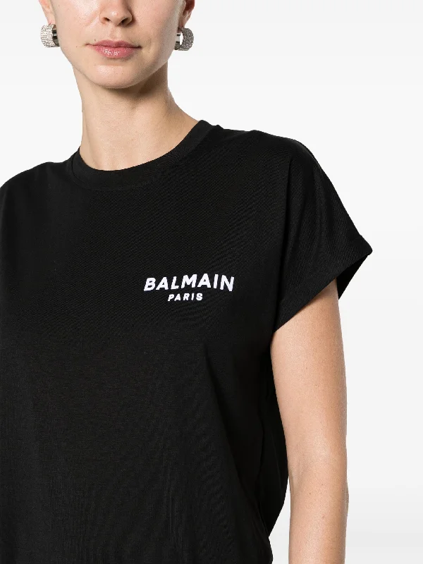 balmain-balmain-flock-detail-t-shirt-tees-600043836blk