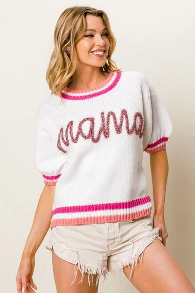 bibi-mama-contrast-trim-short-sleeve-sweater