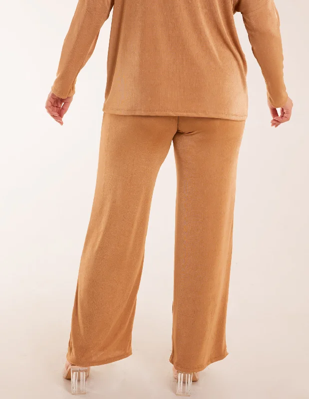 camel-acetate-trouser