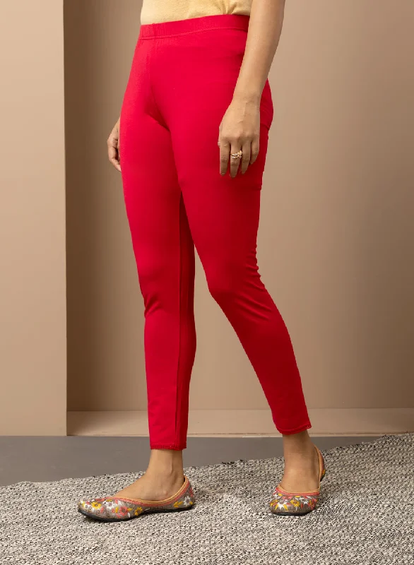 carrot-red-ankle-length-plain-legging