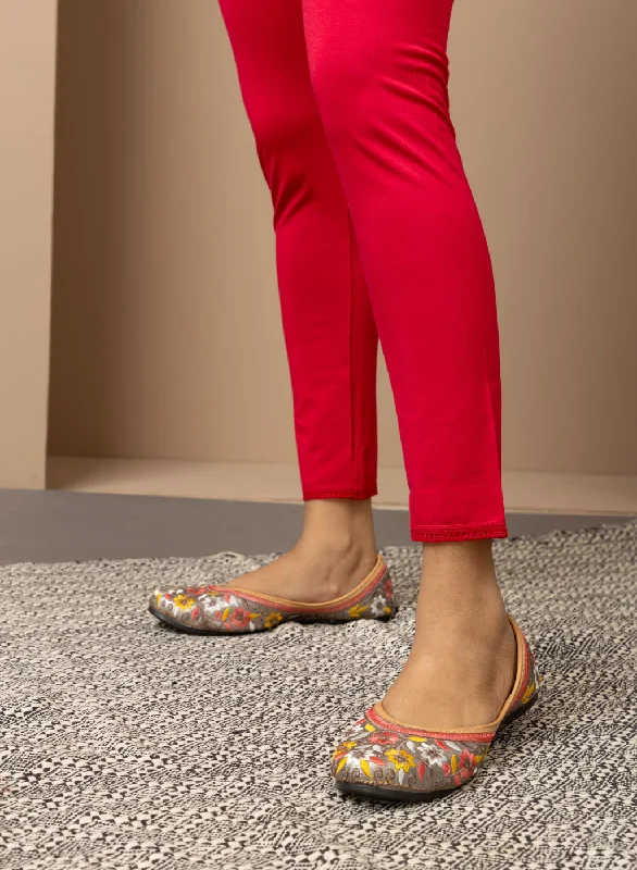 carrot-red-ankle-length-plain-legging