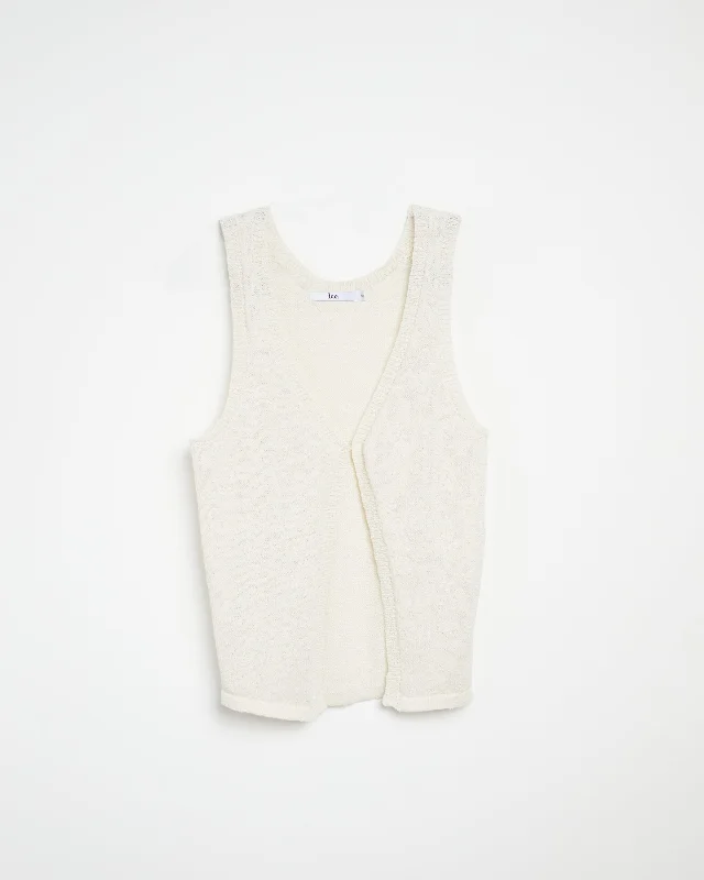 crochet-knit-waistcoat-cream