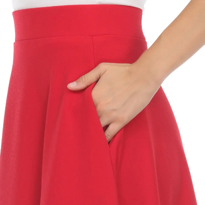 flared-midi-skirt-with-pockets