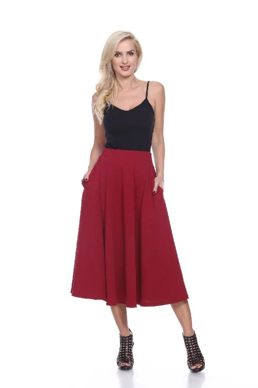 flared-midi-skirt-with-pockets