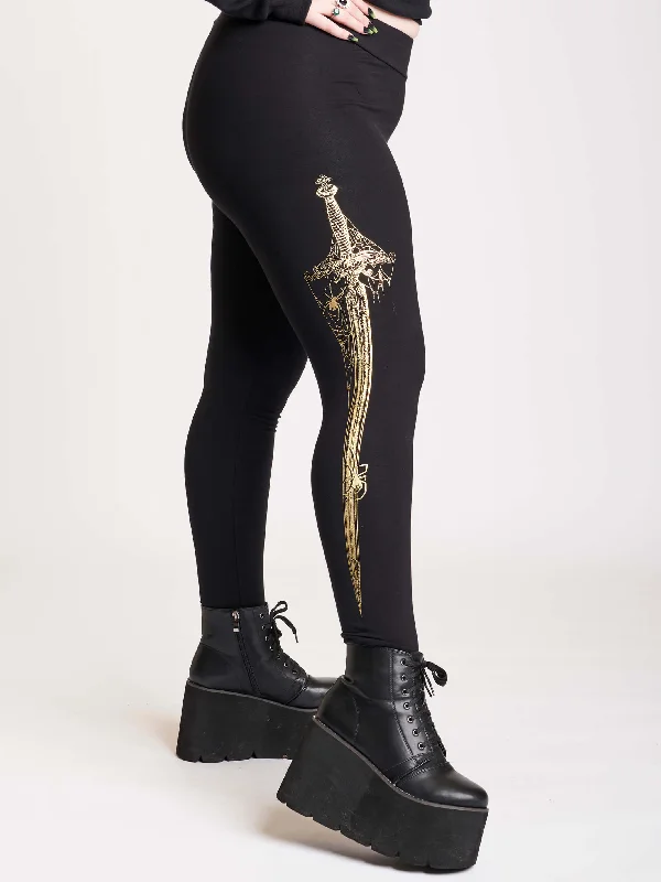 gold-foil-dagger-legging