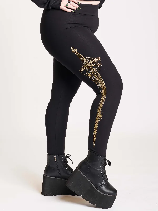 gold-foil-dagger-legging