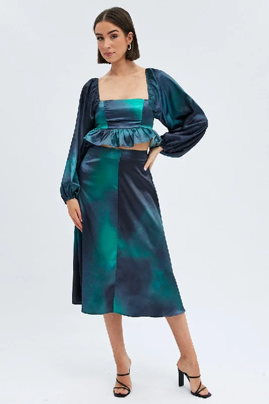 green-print-crop-top-long-sleeve-square-neck-frill-hem-satin-wc7068ax-36cb-1