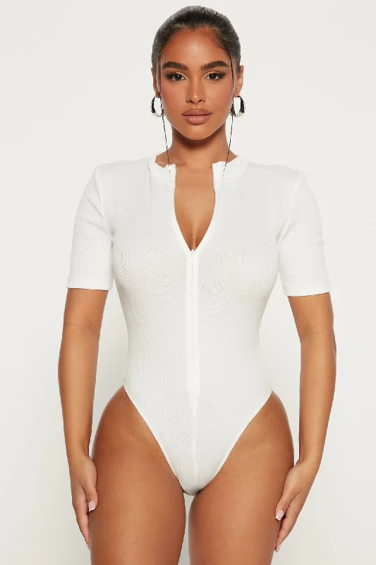 Grind Time Bodysuit - White