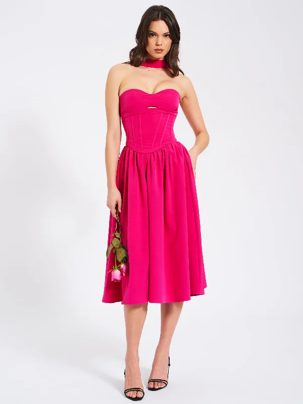 maia-fuchsia-halter-neck-corset-sundress