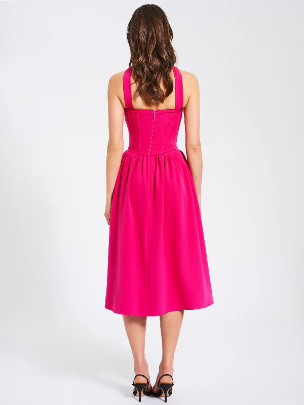 maia-fuchsia-halter-neck-corset-sundress