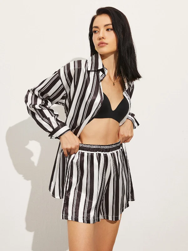 oversized-stripe-shorts-set