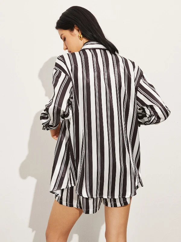 oversized-stripe-shorts-set