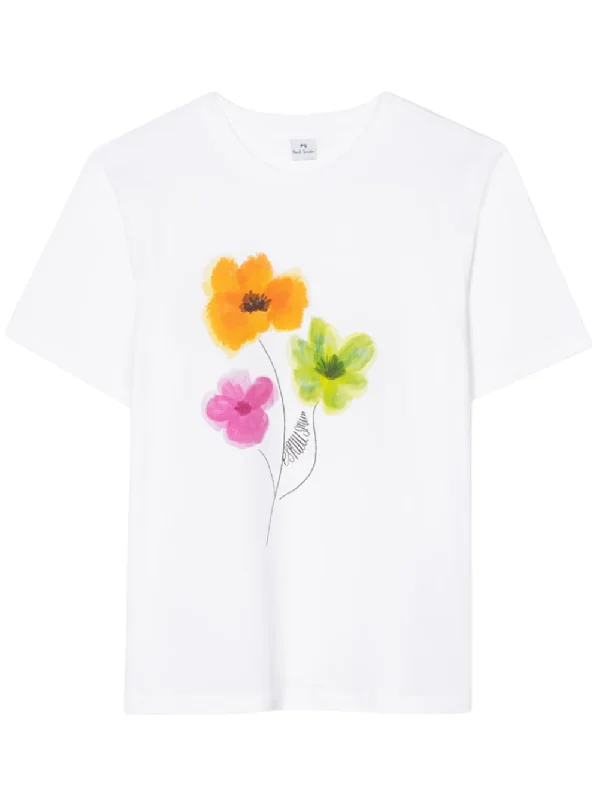 Womens Brushed Poppies T-Shirt