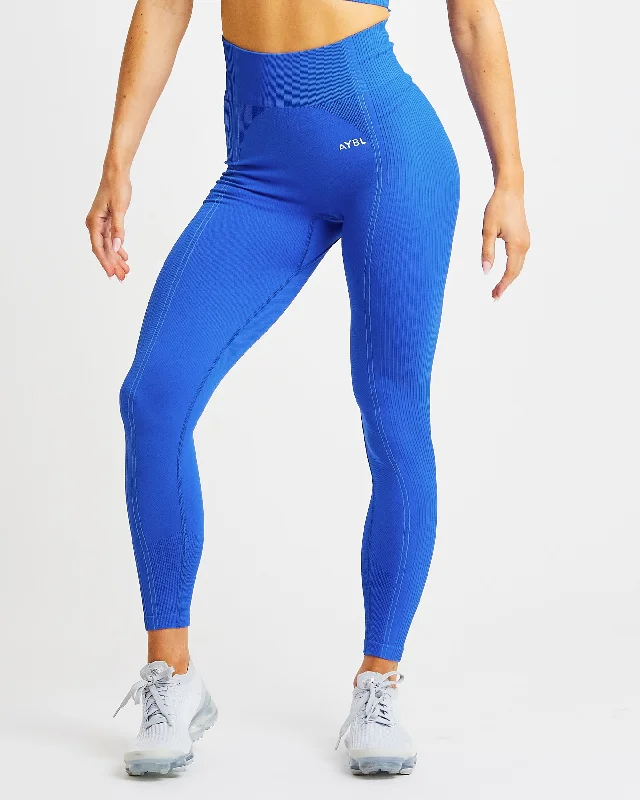 Reflex Seamless Leggings - Electric Blue