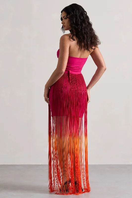 sherbet-pink-orange-ombre-fringe-maxi-skirt-cl134689195