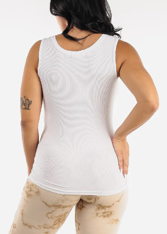 sleeveless-white-vneck-ribbed-tank-top-2177wht