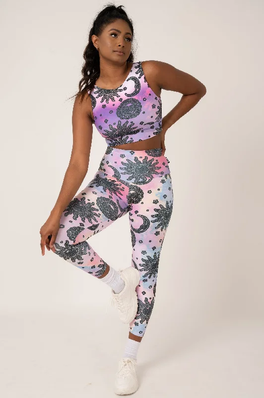 Solar Sister Performance - High Waisted 7/8 Leggings