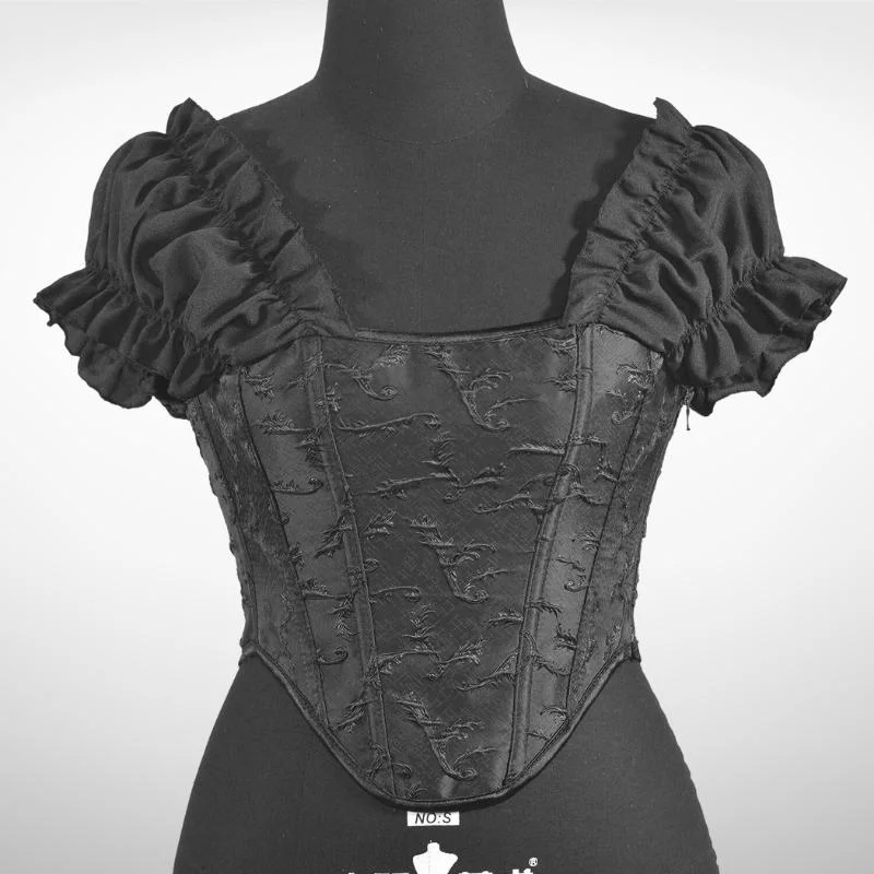 Steampunk embroidery corset