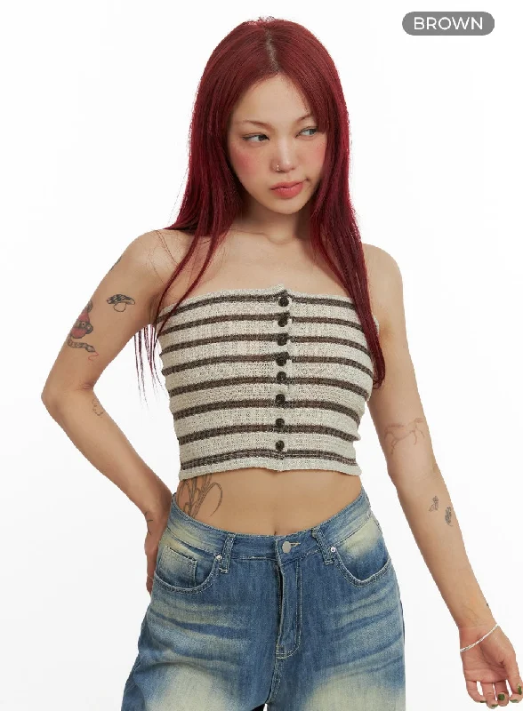 stripe-buttoned-tube-top-cy429