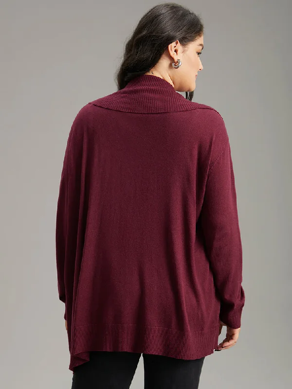 supersoft-essentials-plain-texture-arc-hem-cardigan