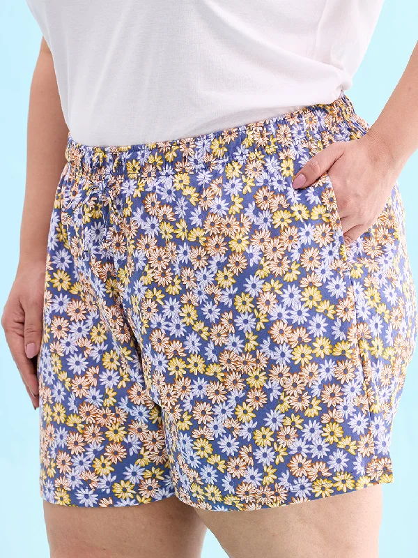 women-printed-blues-cotton-knit-lounge-shorts