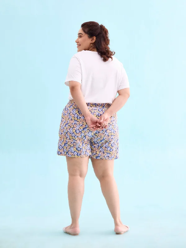 women-printed-blues-cotton-knit-lounge-shorts